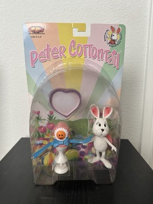 2001 Diamond Select Here Comes Peter Cottontail Girl Donna & Egg Figure NEW