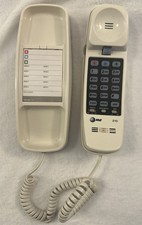 AT T Lucent Trimline 210 desk wall phone white vintage VG condition fast ship