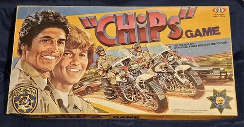 Vintage 1981 Chips California Highway Patrol Board Game Ideal Toy Corporation