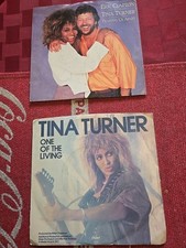 TINA TURNER /ERIC CLAPTON SET 2 45,s  WITH PIX SLEEVES