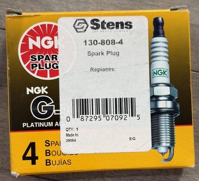 Set of 4 NGK 7092 G-Power Platinum Alloy Performance Spark Plugs BKR5EGP