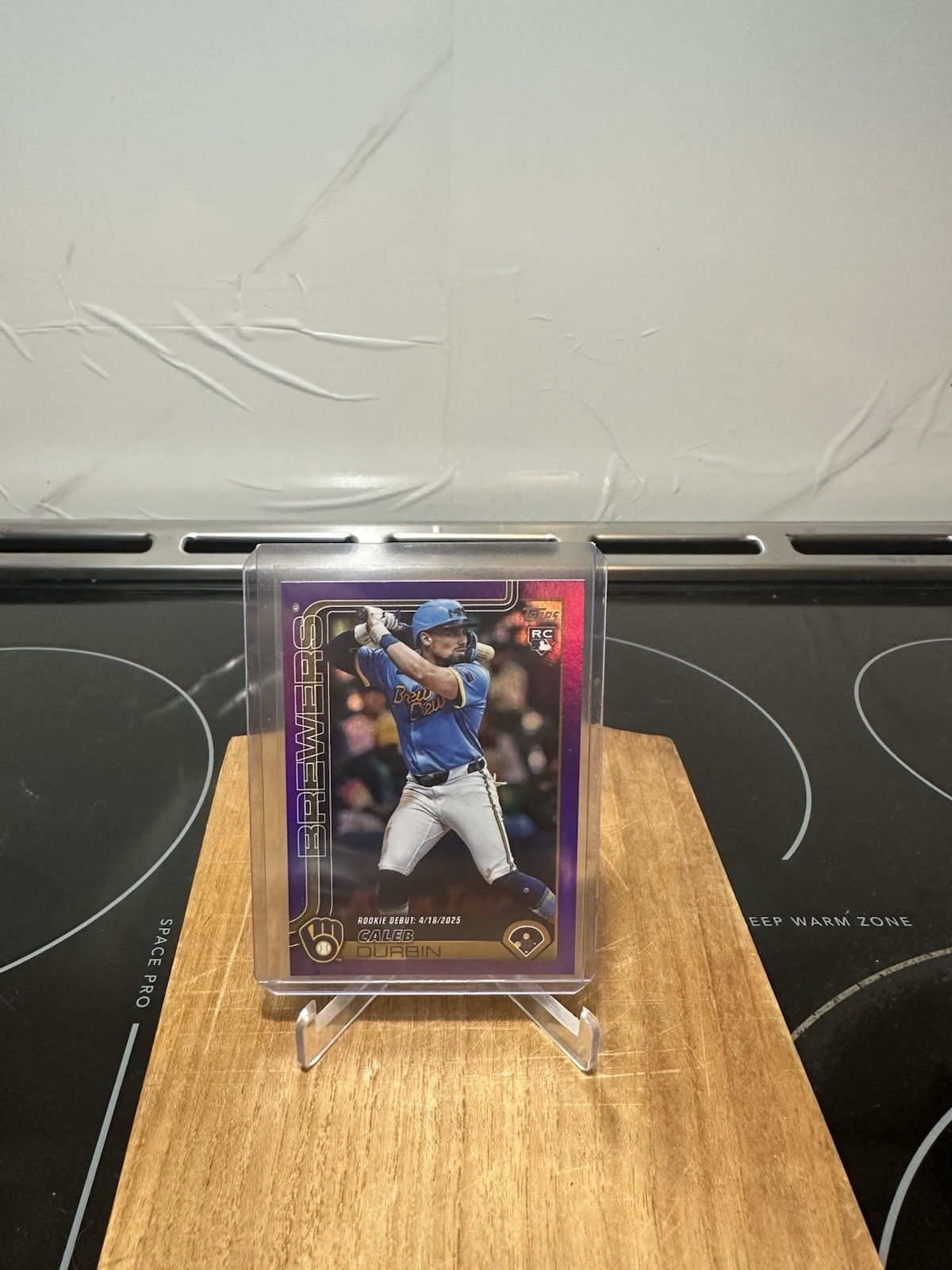 2025 Topps Update Caleb Durbin Rookie Debut Purple /250 #US59