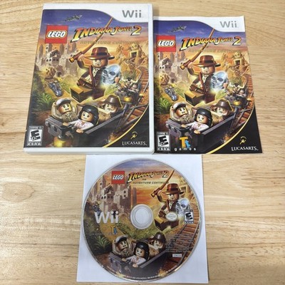 Lego Indiana Jones 2:  The Adventure Continues (Nintendo Wii, 2009) Complete
