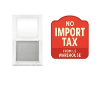 Kinro 30" x 60" White Vinyl Vertical Sliding Window KVS3060V Ship By USA !!!