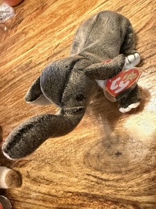 Trumpet The Elephant Ty Beanie Babies With Heart Tag Feb 11 2000