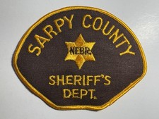 Sarpy County Nebraska Sheriff Patch