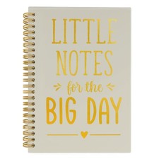 ANIANG Wedding Spiral Notebook, Journal, Engagement Bride Gifts, gold
