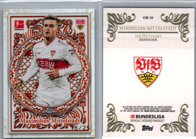 Topps 2025-26 Bundesliga Maximilian Mittelstädt Ornaments #OR-10 /25
