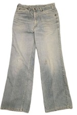 Vintage 1970's Levi s Bell Bottom Flare Jeans Black Tab 32x30