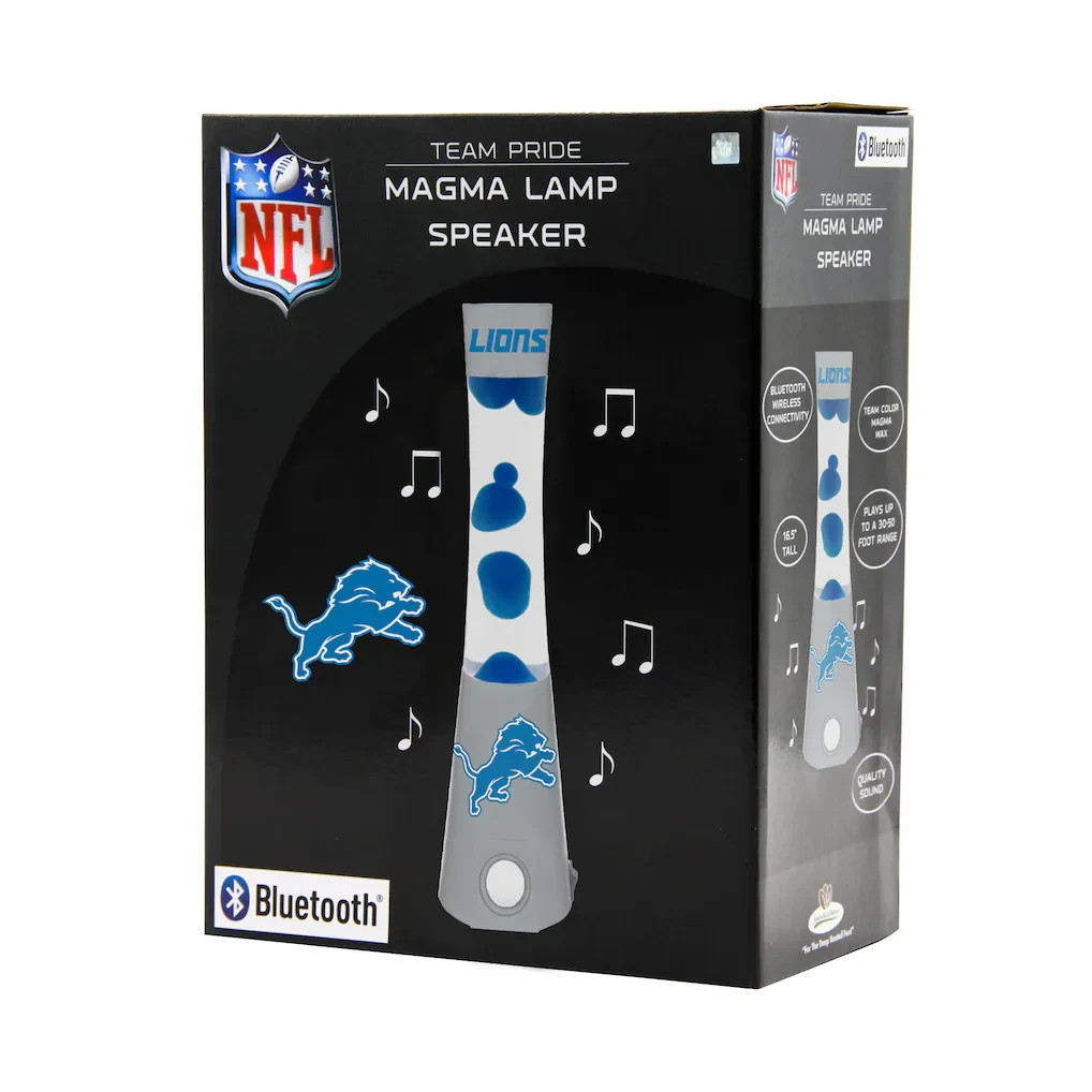 [NEW] NFL Team Magma Lamp Bluetooth Speaker 16.5" Lava Lamp &ndash; Choose Team
