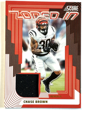 2025 Score Chase Brown Zoned In Jersey Relic #ZON-CBN | eBay