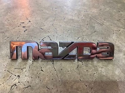 Mazda 323 Glc Glx Sedan Wagon Trunk Lid EMBLEM BADGE Genuine Nos