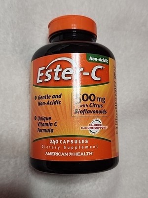 EsterVitamin C with Citrus Bioflavonoids 500 Milligrams 240 Capsules 10/27