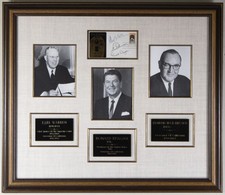 RONALD REAGAN - FIRST DAY COVER SIGNED WITH CO-SIGNERS