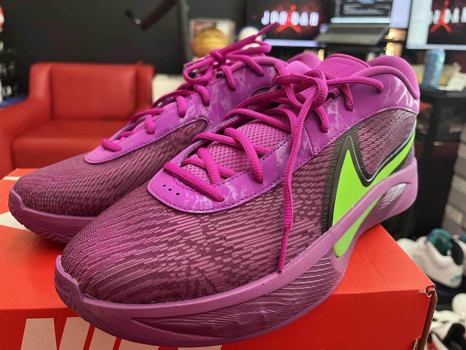 NIKE ZOOM FREAK 6 GANNIS Bold Berry BRAND NEW  Size 10🔥🔥RARE🔥🔥 image 4
