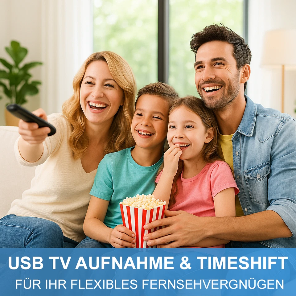 HD Freenet DVB-T2 Receiver mit USB PVR Telestar TT7 + DVBT2 Antenne + HDMI Kabel - Bild 3 von 4
