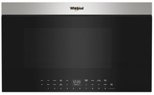 Whirlpool - 1,1 Cu. Freír al aire libre/microondas sobre el rango WMMF7330RZ