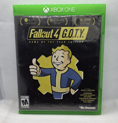 Fallout 4 - Game of the Year Edition (Microsoft Xbox One, 2017) w/Insert