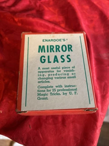 Vintage Enardoes Mirror Glass Magic Trick In Original Box 1970