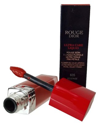 Dior Rouge Lippenstift Ultra Care Liquid Red 635 Ecstase 6ml Neu ohne Karton (d)