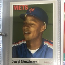 Topps 1985 Darryl Strawberry New York Mets Base Set Card #173 MLB Baseball