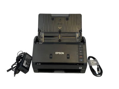 #ad Epson Workforce ES 400 Color Duplex Document Scanner with Power Supply $120.00