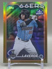 2024 Topps Pro Debut Dario Laverde Gold Foil /50 - Inland Empire 66ers