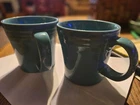 Lot of 2 Fiesta Ware Turquoise Coffee Mug/Cup