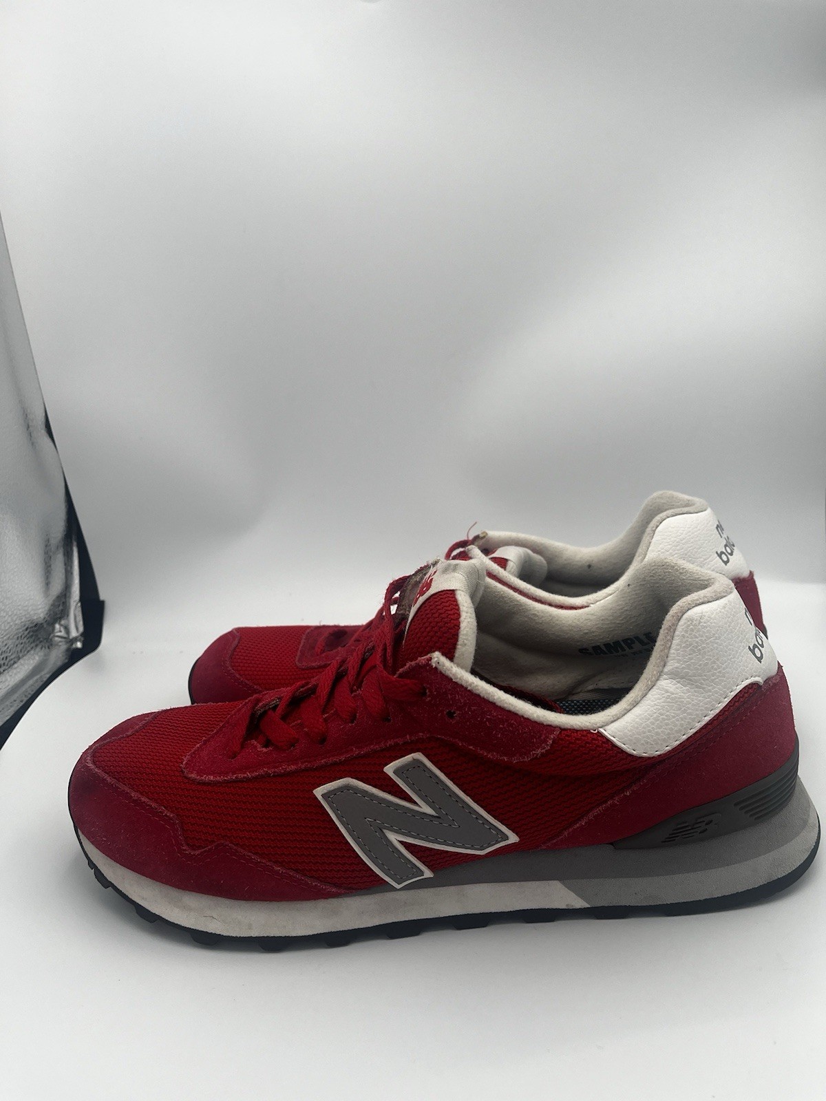 Sample New Balance 515 Red Sample Pair Size 9.5 - image 1