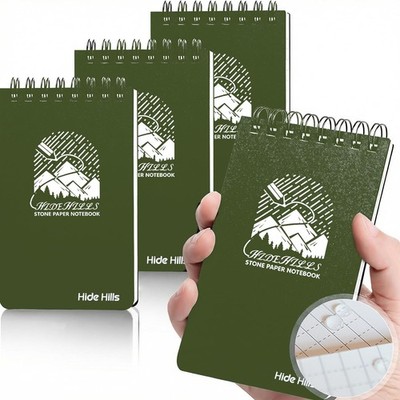 Waterproof Notebook Stone Paper Notebook 3x5 Pocket Notebook Waterproof Notep...