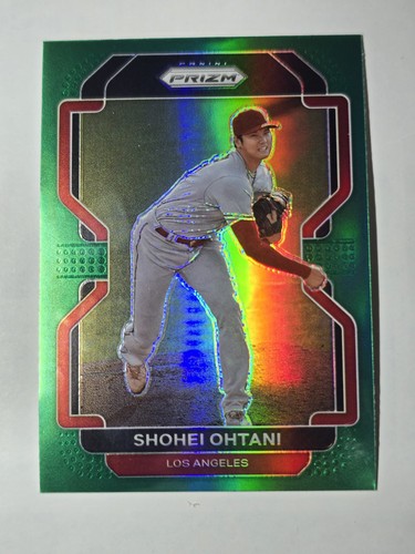2022 Panini Prizm Shohei Ohtani Green Prizm #41 Los Angeles Angels MLB