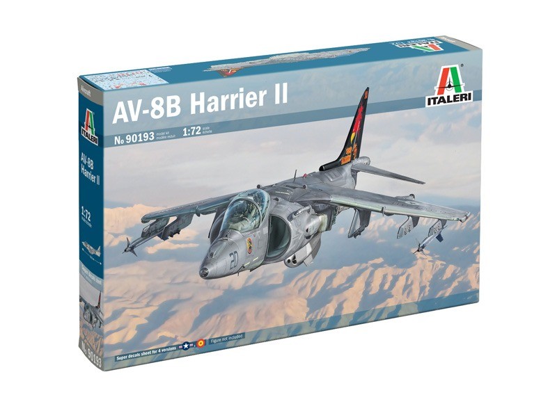 Avion de chasse McDONNELL Douglas AV-8B Harrier II Italeri kit modélisme plastique