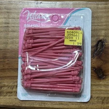 Vintage New In Package Wilhold Pink Plastic Hair Roller Picks 100 Pack