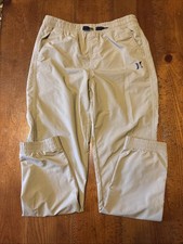 Hurley Tan Boys Hiking Pants Joggers Size L Nylon
