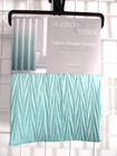 New Hudson & Essex Green Ombre Fabric Shower Curtain 72" x 72" — photo 2
