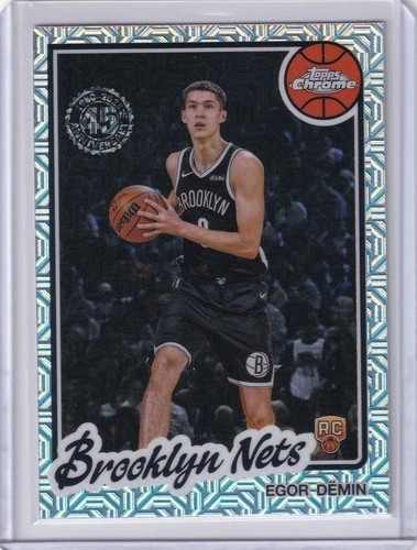 2025 Topps NBA Silver Pack Mojo Rookie EGOR DEMIN No. TC-ED!