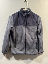 Kids Boys Place Sweater Size Large 10/12 Full Zip Blue