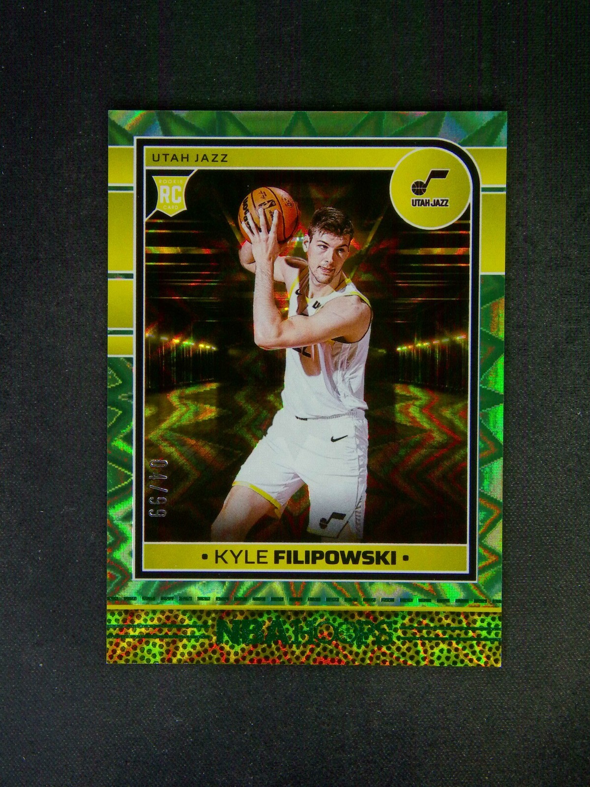 2024-25 Panini Hoops Kyle Filipowski #262 RC Rookie Green Explosion /99