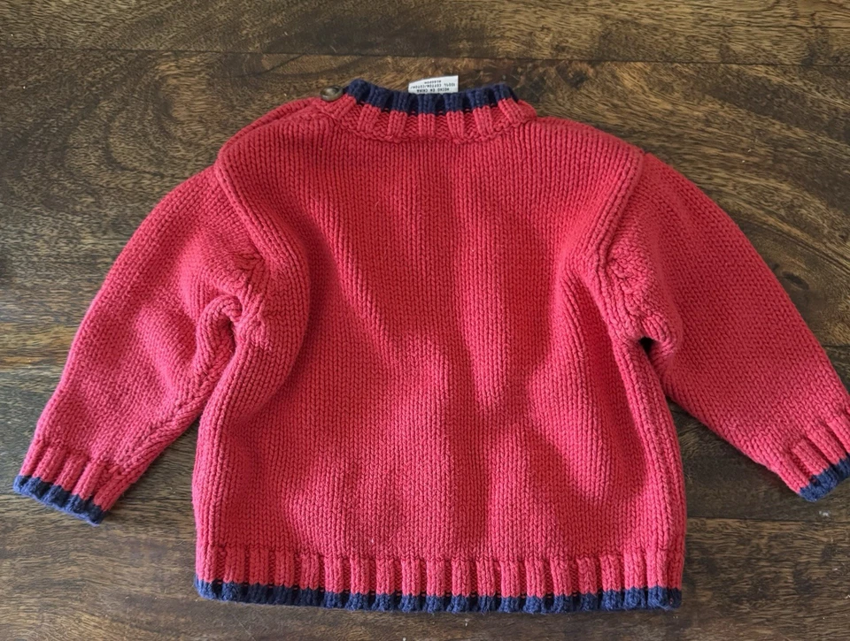 Suéter Vintage Y2K Tommy Hilfiger Navidad León Niño 3-6 Meses Niños Foto 4 de 4