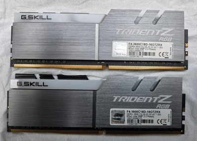 G.Skill Trident Z RGB DDR4-3600 16GB (2×8GB) CL18 F4-3600C18D-16GTZRX RAM