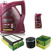 Motor-ÖL 6L Mannol 5W-30 Combi LL+MANN-FILTER Filterpaket Filterpaket