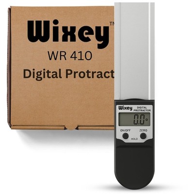 Wixey 8'' Digital Protractor   Durable Angle Measuring Tool w/Magnetic Edges ...