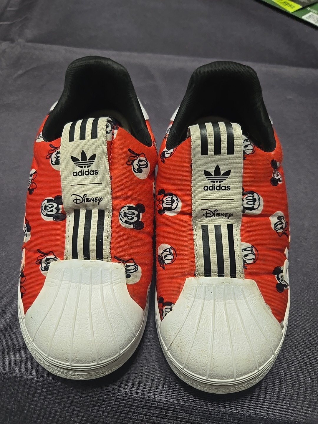 SAOLA Sneakers bambina Adidas X Disney Monofit Minnie Mo slip nuove taglia 10
