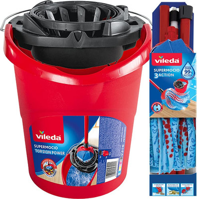 Vileda Supermocio Compact Mop & Eimer Set