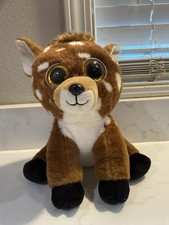 TY Beanie Baby 6" BUCKLEY the Deer Stuffed Animal Toy Plush VelveTy
