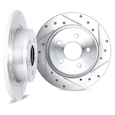 For Honda S2000 00-09 DFC Premium Drilled & Slotted Rear Brake Rotor Set