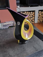 CERAMIQUE POP ART DECO JAMET PARIS ? CRUCHE ANNEES 60 ?  H 33cm l 20cm TBE