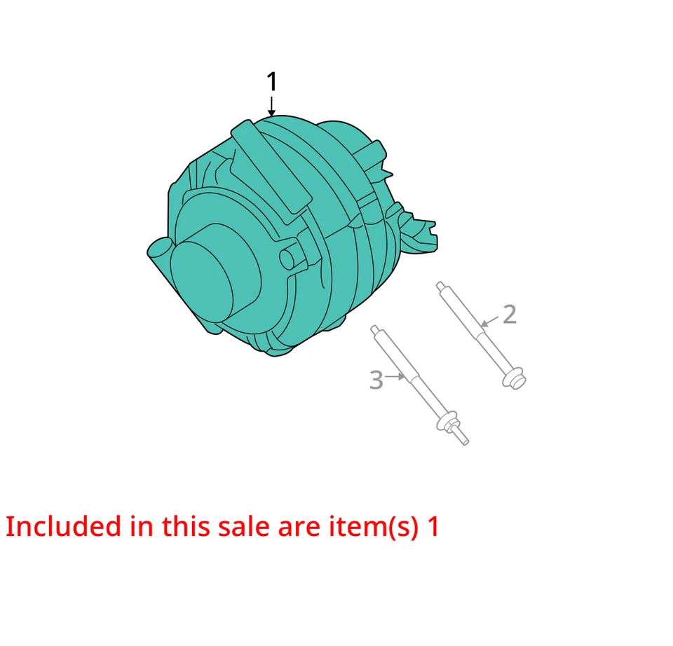 Alternador Mercury Mariner 2009 fabricante de equipos originales 78 k millas - LKQ404646037 Foto 4 de 4