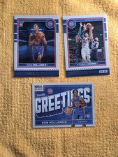 2024-25 Panini Nba Hoops - Rookie Greetings Ron Holland II #3 (RC) Pistons