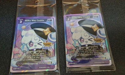 CookieRun Kingdom TCG Milky Way Cookie Card Set   Finalist + Runner-Up Pair